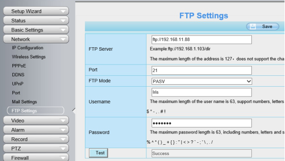 test ftp server