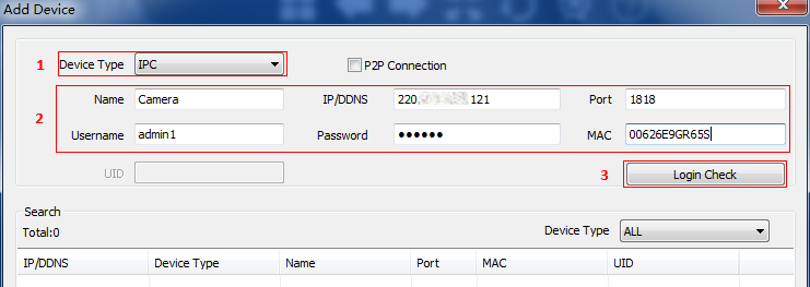foscam external ip address