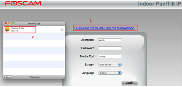 dowloading foscam ip camera tool