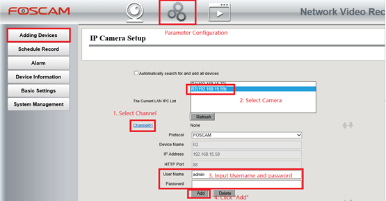 foscam ip camera setup download